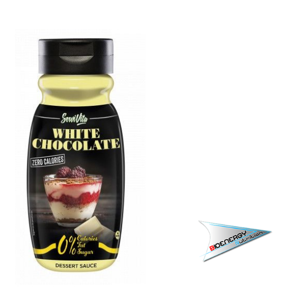 Servivita-SALSA ZERO CALORIE (Conf. 320 ml)   Cioccolato Bianco  